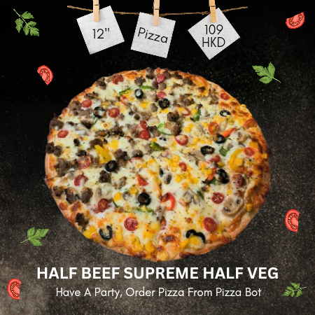 Half Beef Supreme Half Veg